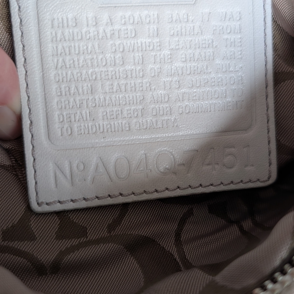 Coach Small Leather Shoulder Bag - Picture 5 of 17